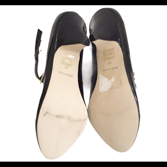 KURT GEIGER Carvella Mary Jane Court Heeled Shoes Black Size 9 - Picture 8 of 9